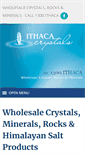 Mobile Screenshot of ithacacrystals.com.au
