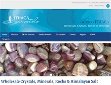 Tablet Screenshot of ithacacrystals.com.au